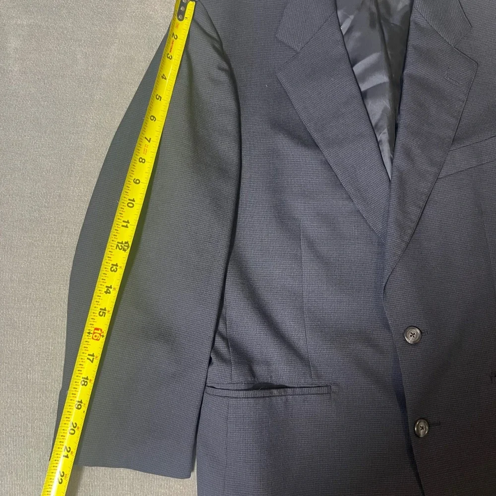 VTG Brooks Brothers Makers Brooksease Navy Blue Blazer Sport Coat Mens 39 Short